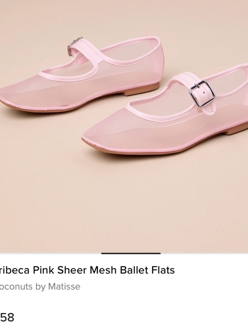 Coconuts by Matisse Light Pink Mary Jane Flats - Picture 2 of 6